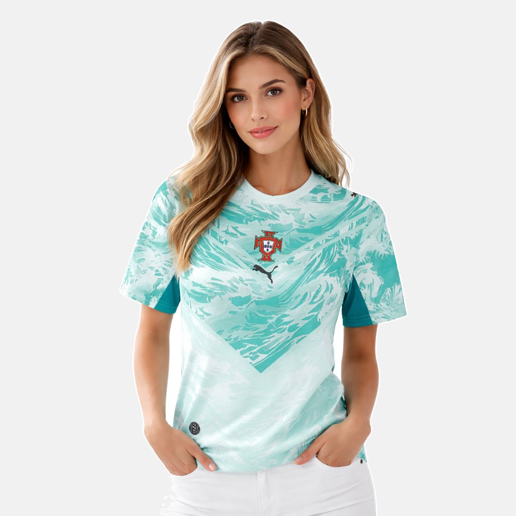 Camisola Feminina Alternativa Portugal 2026 - Copa do Mundo - imagem 1