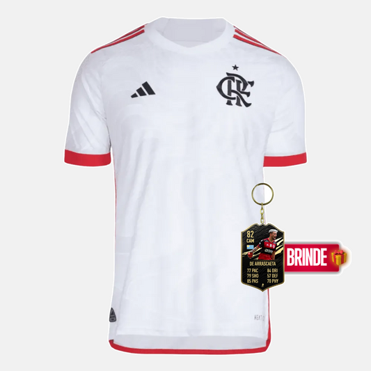 Camisola Flamengo Branca Away 2024/25 - imagem 1