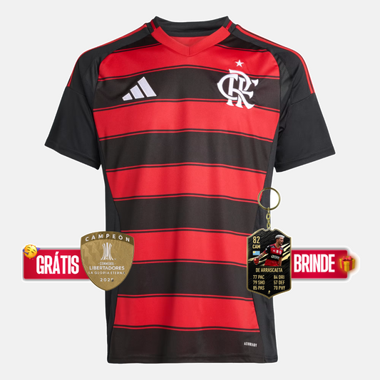 Camisola Flamengo Vermelha Home 2025/26 - imagem 1
