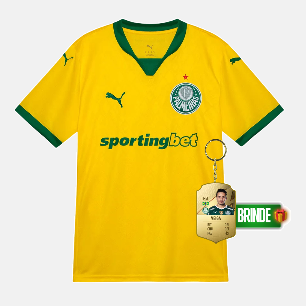 Camisola Palmeiras Amarela third 2025/26 - imagem 1