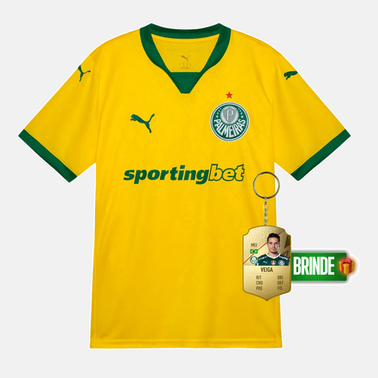 Camisola Palmeiras Amarela third 2025/26 - imagem 1