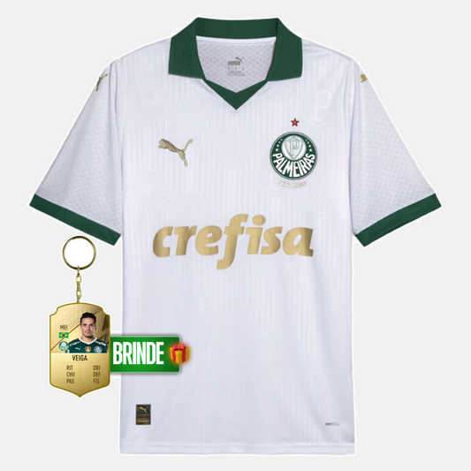 Camisola Palmeiras branca away 2024/25 - imagem 1