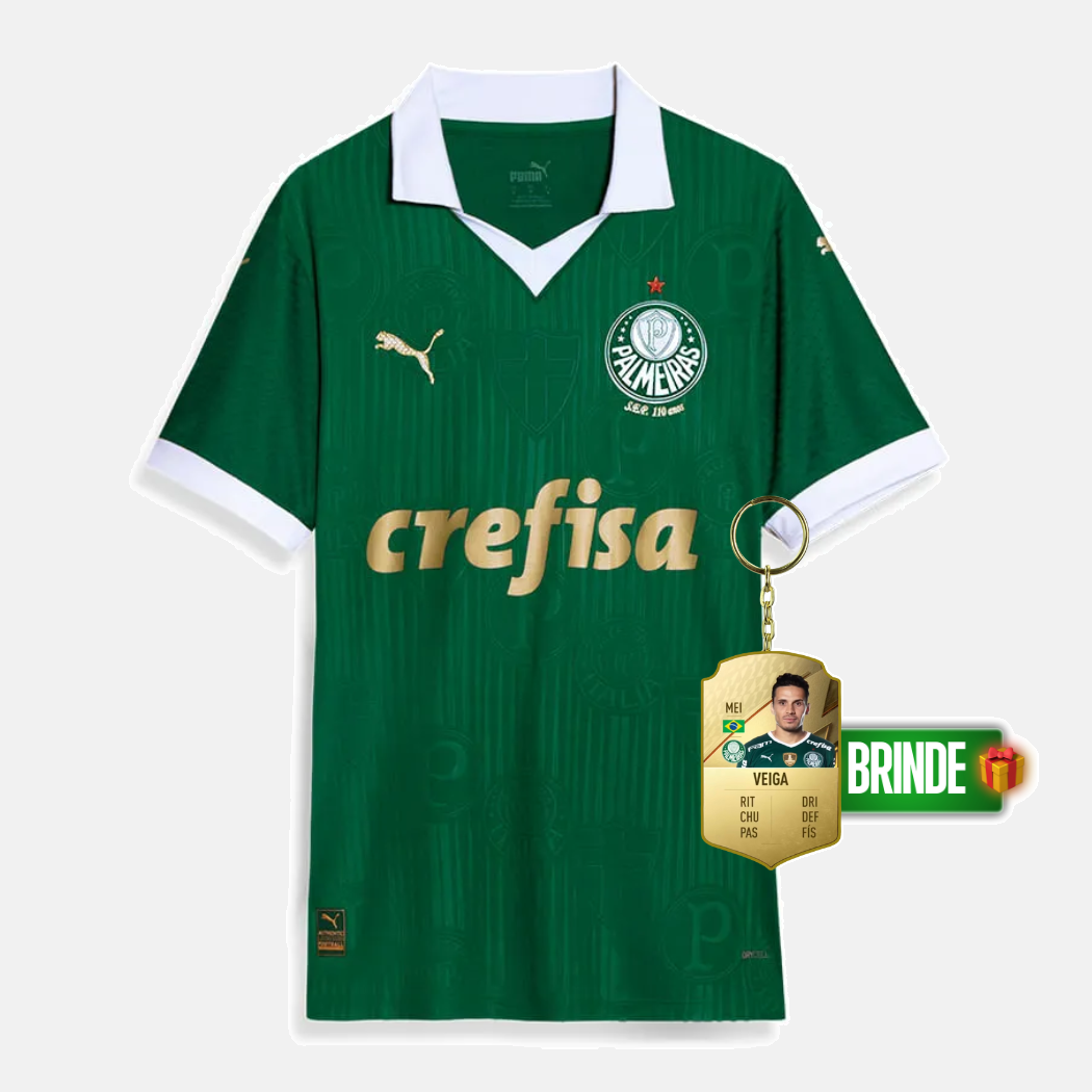 Camisola Palmeiras Feminina Verde Home 2024/25 - imagem 3