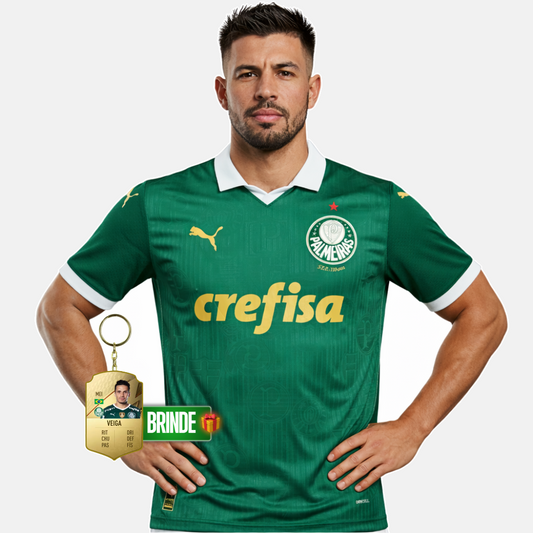 Camisola Palmeiras Jogador Home I 24/25 Masculina - Verde - imagem 1