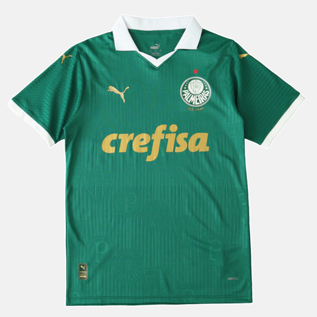 Camisola Palmeiras Jogador Home I 24/25 Masculina - Verde - imagem 3