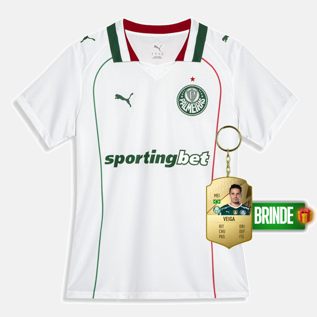 Camisola Palmeiras Puma II 26/27 Torcedor Feminino - imagem 3