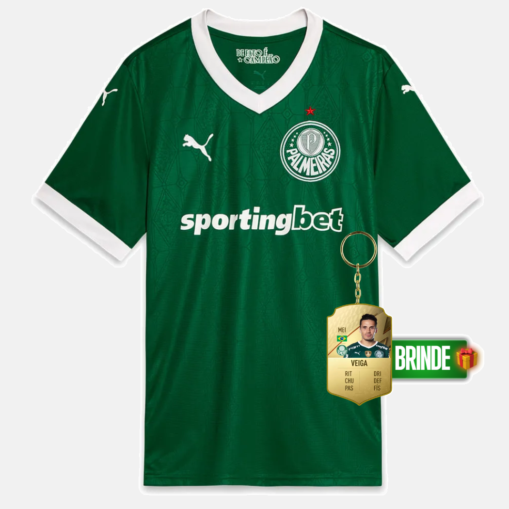 Camisola Palmeiras Verde Home 2025/26 - imagem 1