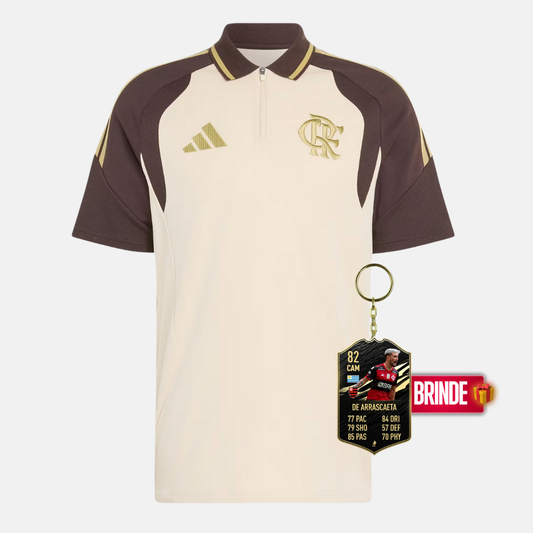 Camisola Polo Bege TIRO26 Competition CR Flamengo - imagem 1