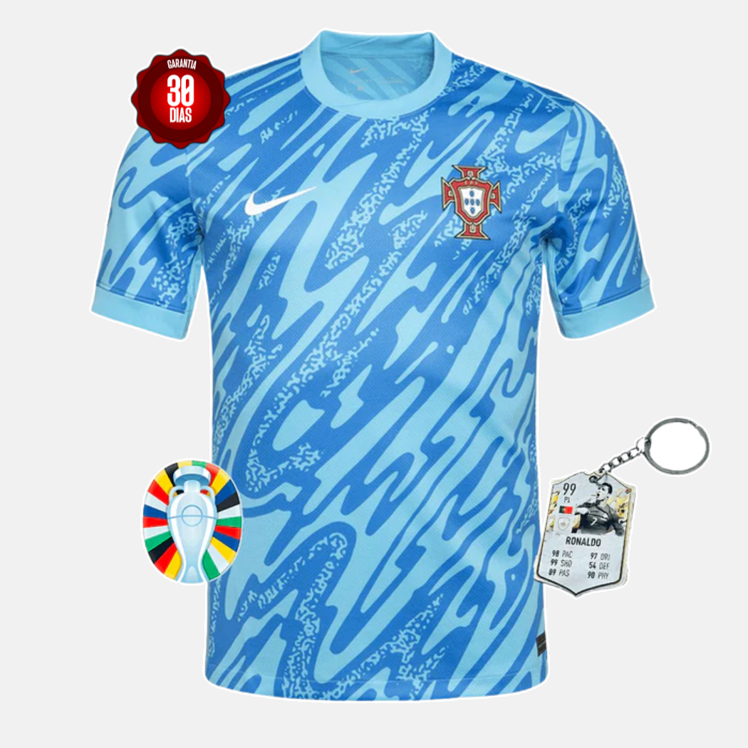 Camisola Portugal Guarda Redes Azul - 2024/25 - imagem 2