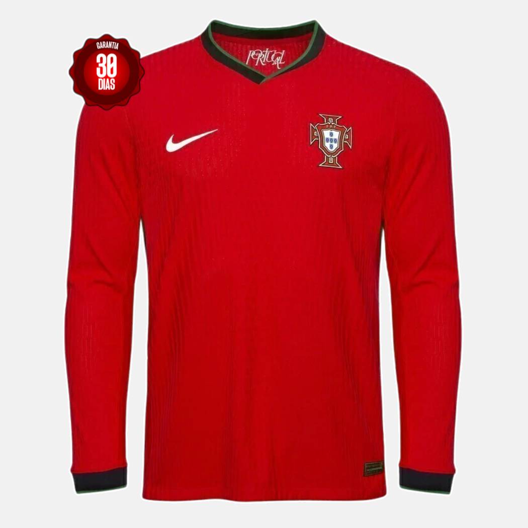 Camisola Portugal Manga Longa Principal 2024/25 - imagem 2