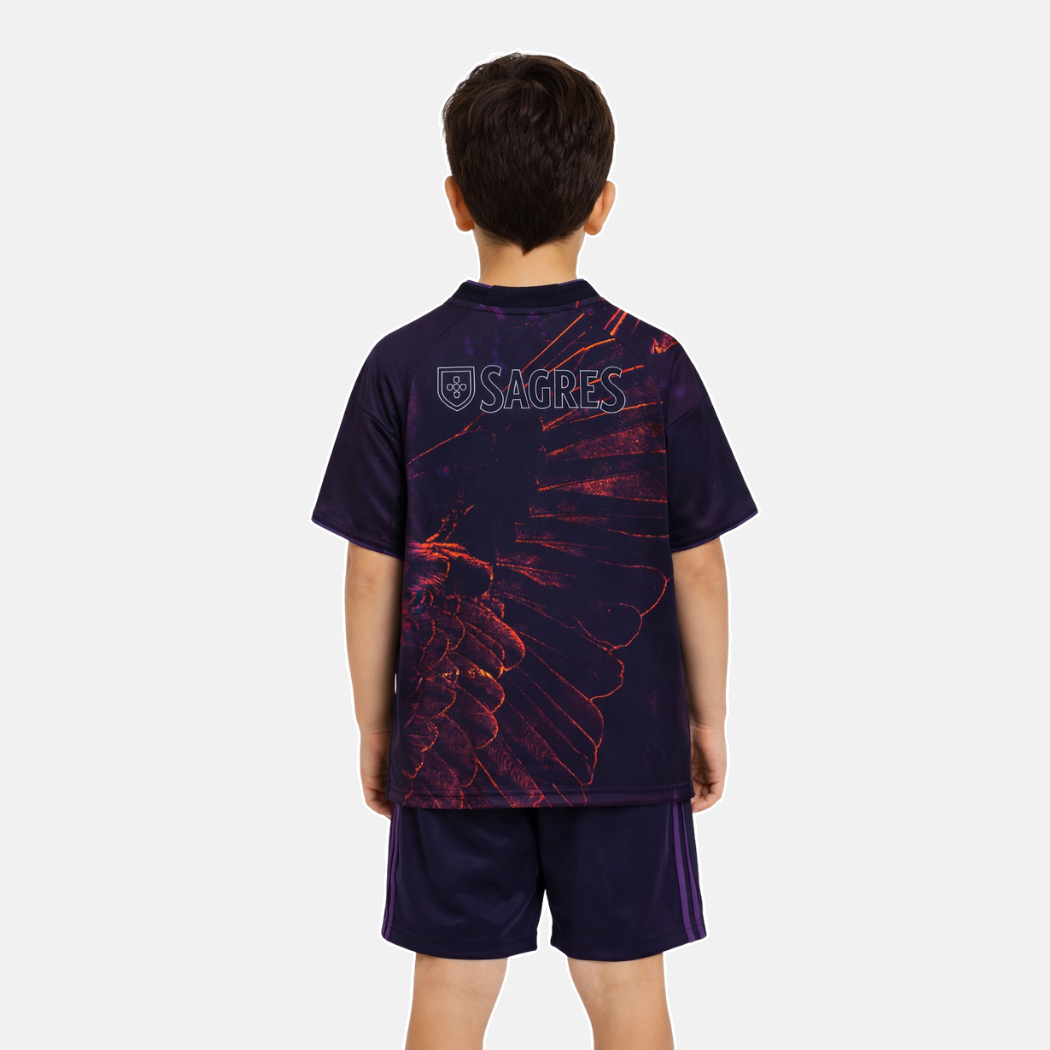 Conjunto Infantil Benfica 4º Equipamento Águia Vhils - 2026/27 - imagem 3
