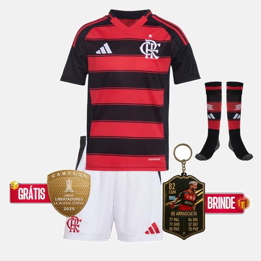 Conjunto Infantil Flamengo 2025/26 - imagem 1