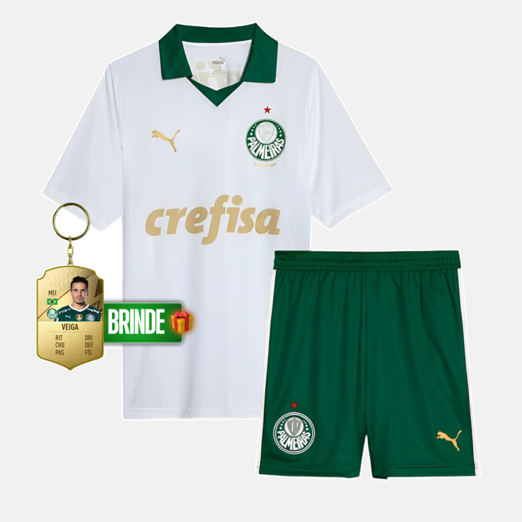 Conjunto Infantil Palmeiras Away 2024/25 - imagem 1
