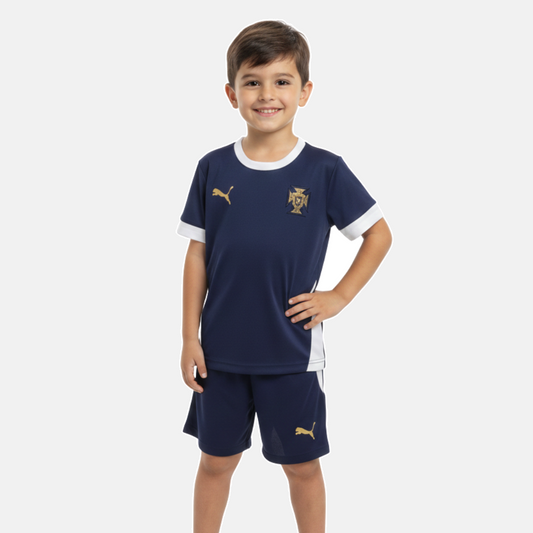 Conjunto Infantil Portugal Azul Treino - 2025/26 - imagem 1