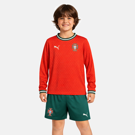 Conjunto Infantil Portugal Principal Manga Longa - 2025 - imagem 1