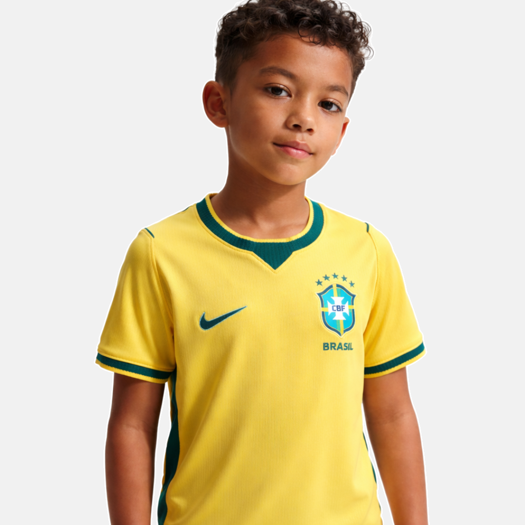 Conjunto Infantil Seleção Brasil I 2026 - Copa do Mundo - imagem 1