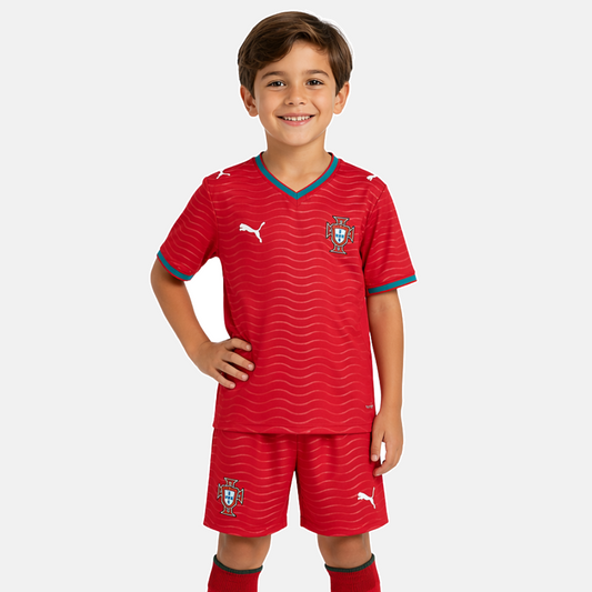 Conjunto Infantil Principal Portugal 2026 - Copa do Mundo - imagem 1