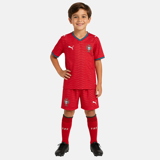 Conjunto Infantil Principal Portugal 2026 - Copa do Mundo - imagem 2