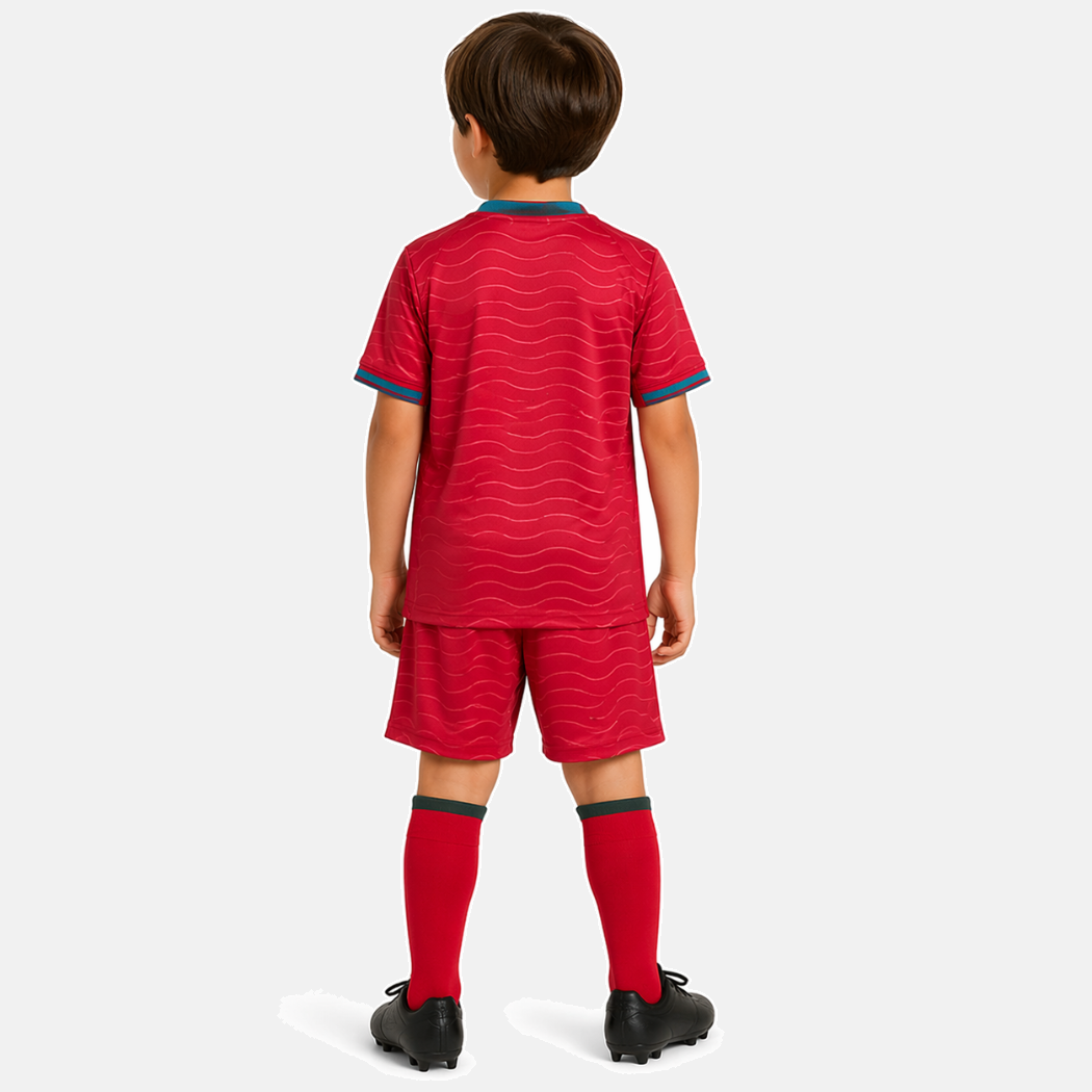 Conjunto Infantil Principal Portugal 2026 - Copa do Mundo - imagem 3