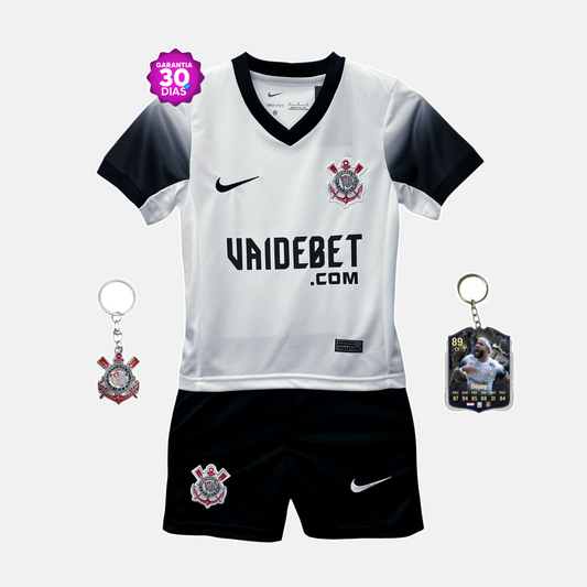 Conjunto Infantil Nike Corinthians I 24/25 - imagem 1