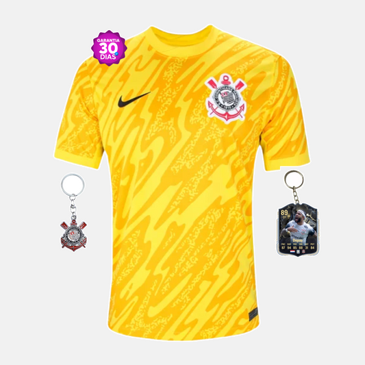 Camisola Goleiro Corinthians 2024/25 - Nike Amarelo - imagem 1