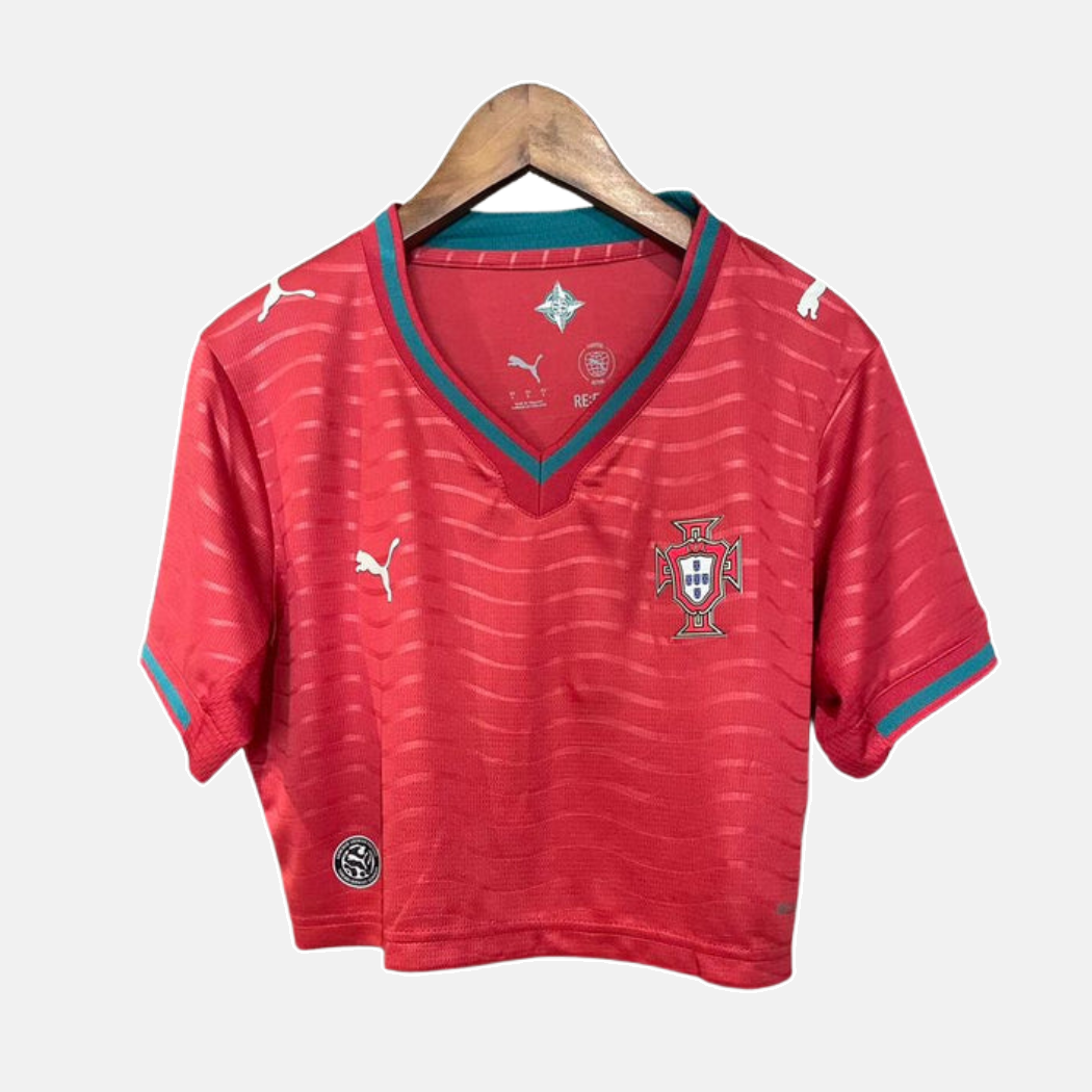 Cropped Feminina Principal Portugal 2026 - Copa do Mundo - imagem 2