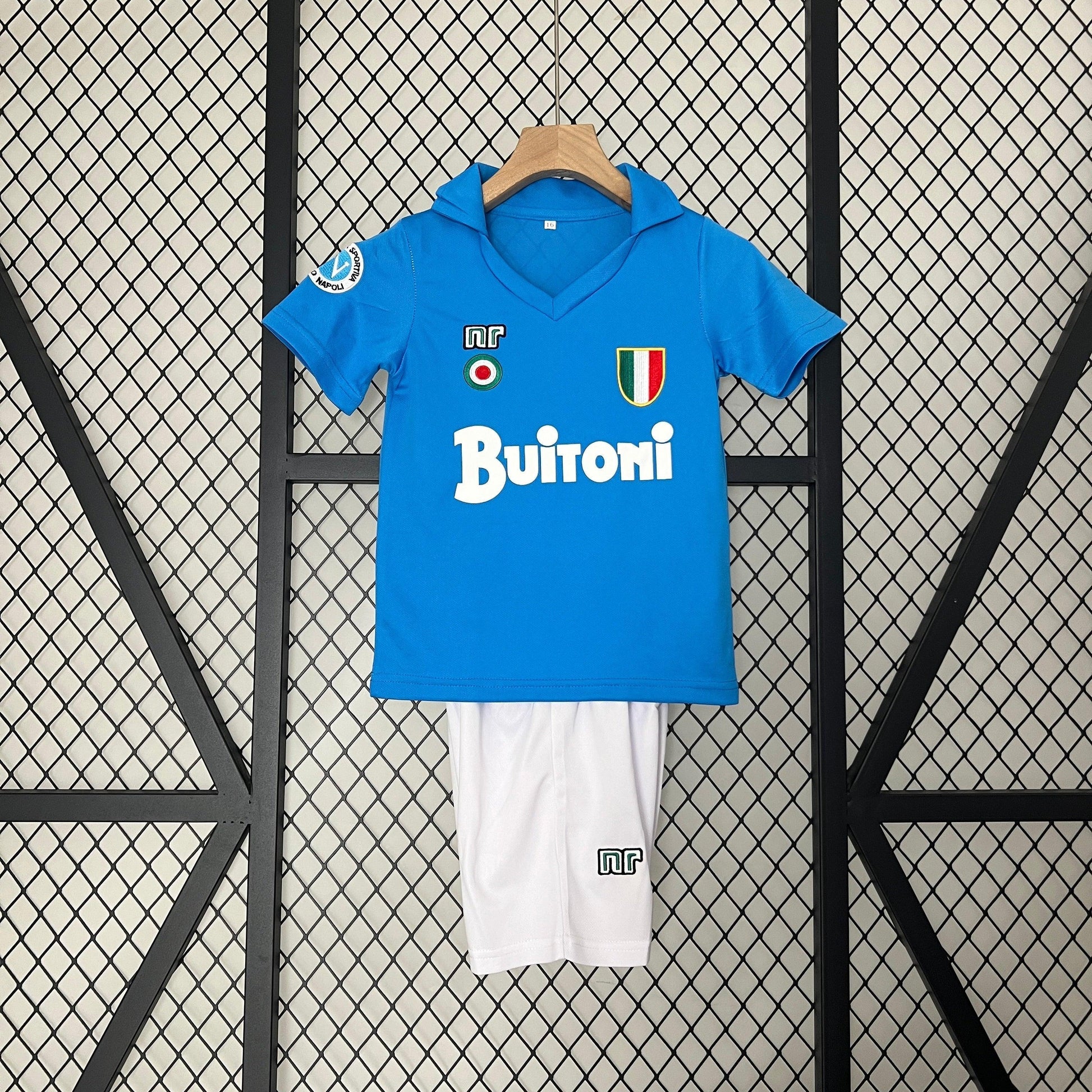NAPOLI I 87/88 CONJUNTO INFANTIL (RETRO) - imagem 1