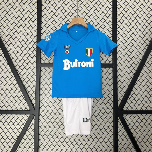NAPOLI I 87/88 CONJUNTO INFANTIL (RETRO) - imagem 1