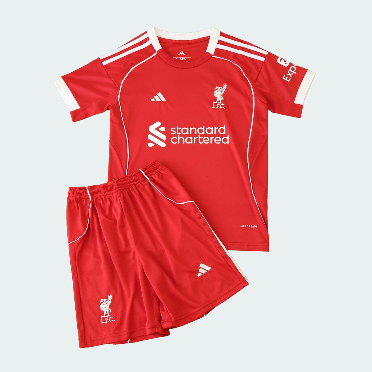 Conjunto Infantil Liverpool Principal 2025/26