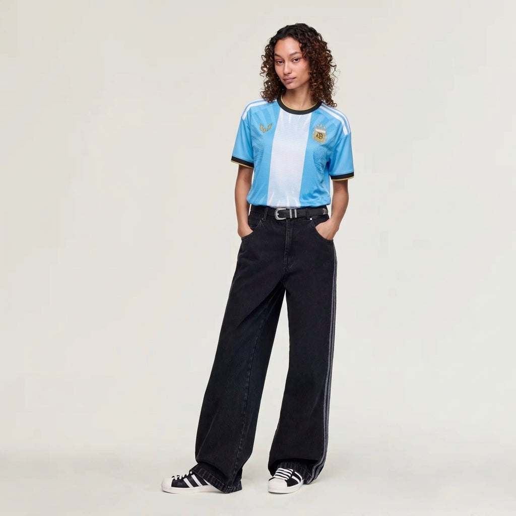 Camisola Feminina da Seleção Argentina 2026 — Versão Adepto