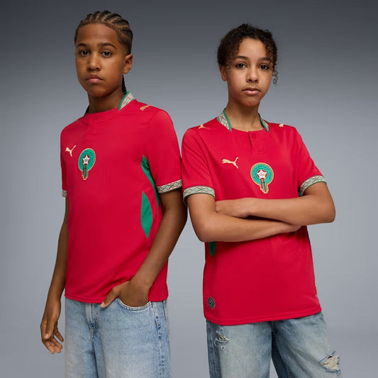 Conjunto Infantil Seleção Marrocos I 2026 - Copa do Mundo - imagem 1