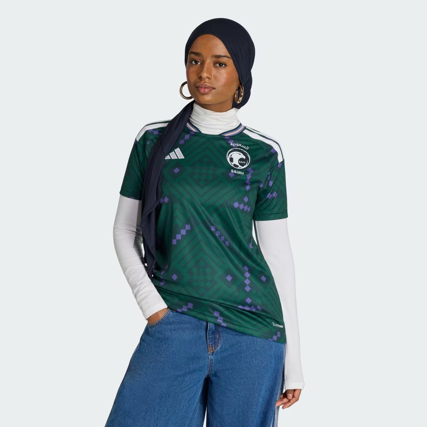 Camisola Feminina Seleção Arábia Saudita I 2026 - Copa do Mundo - imagem 1