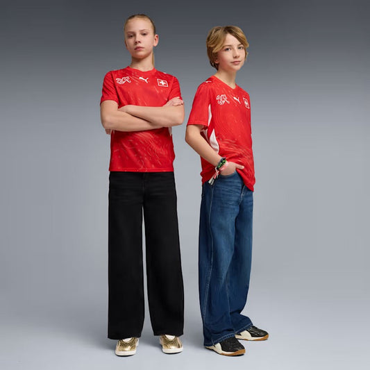 Conjunto Infantil Seleção Suíça I 2026 - Copa do Mundo - imagem 1