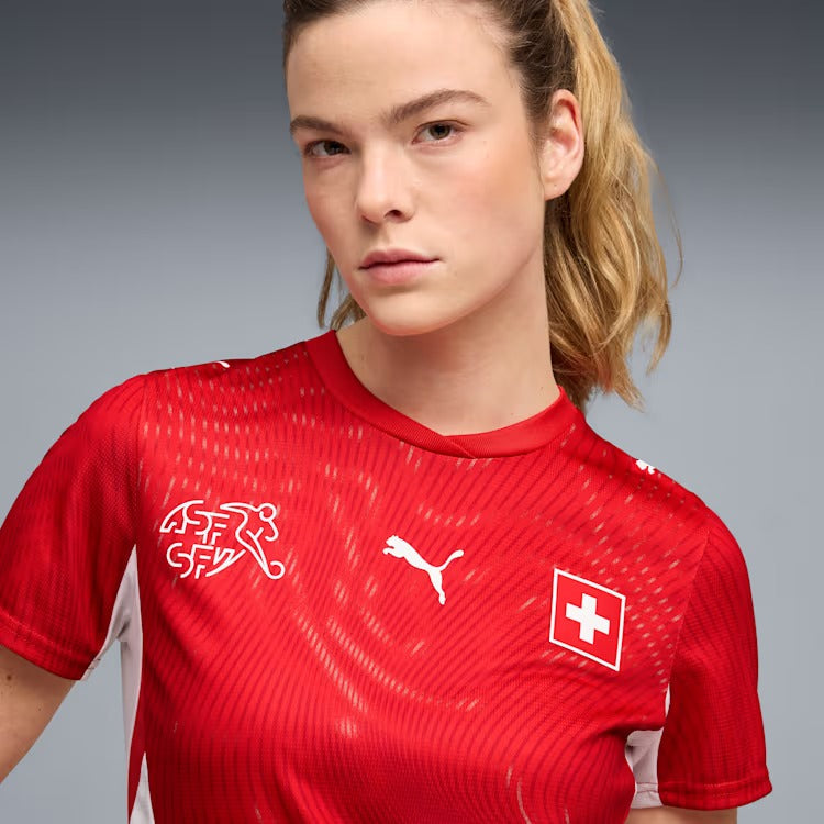 Camisola Feminina Seleção Suíça I 2026 - Copa do Mundo - imagem 1