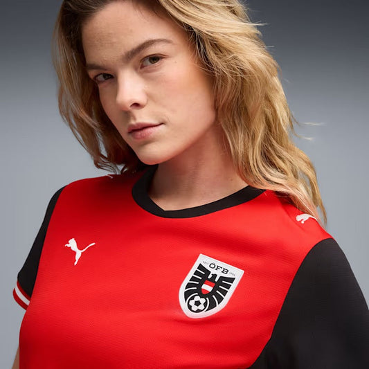 Camisola Feminina Seleção Áustria I 2026 - Copa do Mundo - imagem 1