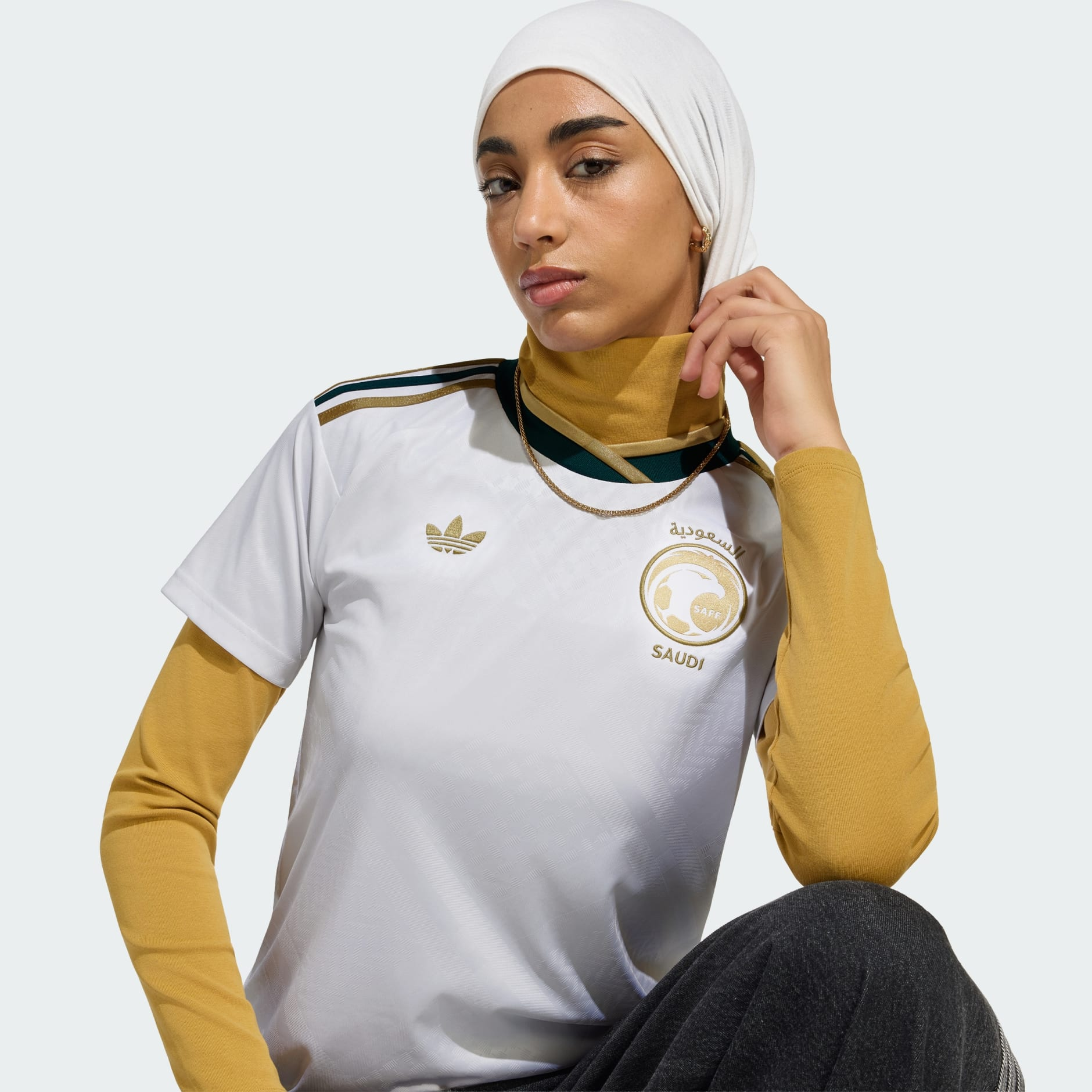 Camisola Feminina Seleção Arábia Saudita II 2026 - Copa do Mundo - imagem 3