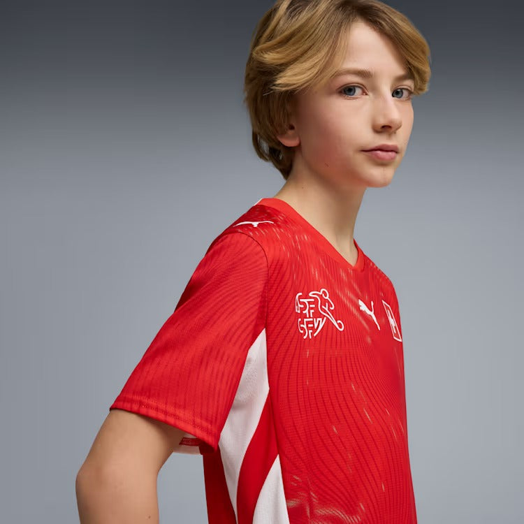 Conjunto Infantil Seleção Suíça I 2026 - Copa do Mundo - imagem 3
