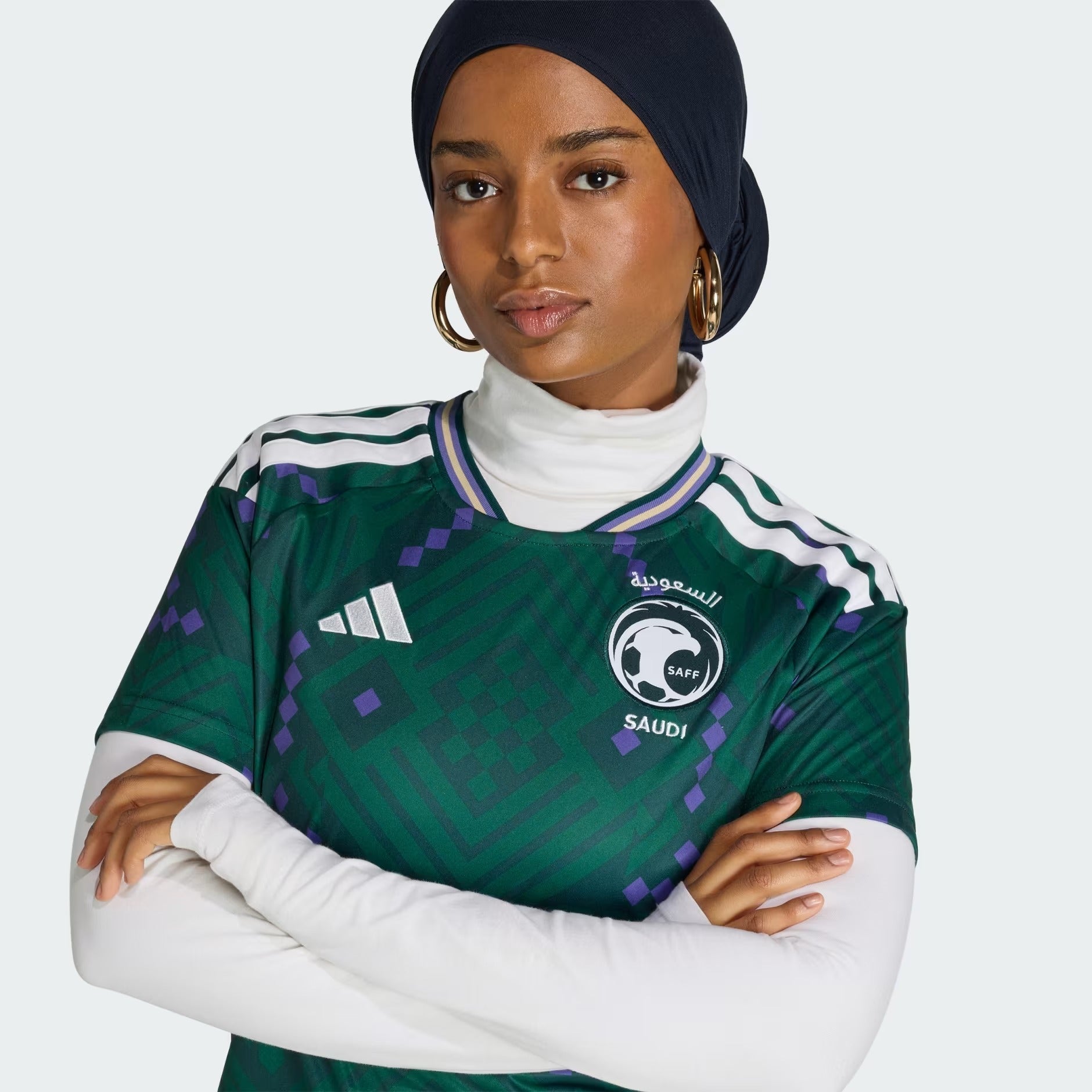 Camisola Feminina Seleção Arábia Saudita I 2026 - Copa do Mundo - imagem 5