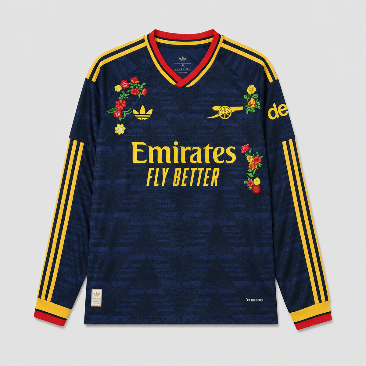 Camisola Arsenal Alternativa Bordada 2026/27 – Manga Comprida Versão Jogador