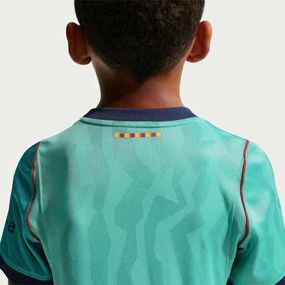 Conjunto Infantil Barcelona Terceiro Equipamento 2026/27