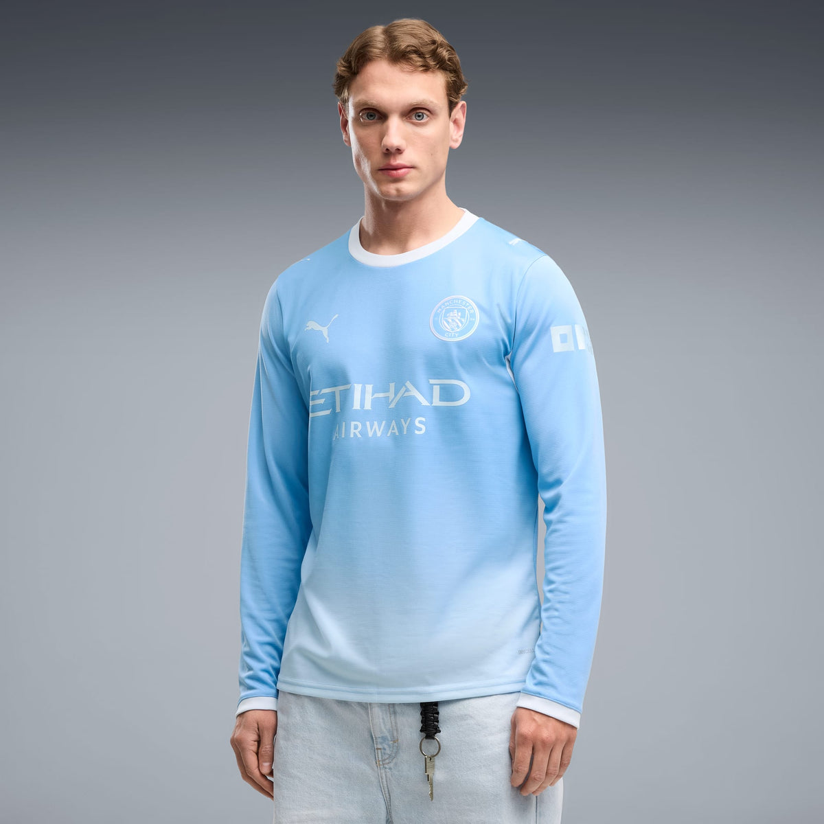 Camisola Manchester City Principal 2026/27 – Manga Comprida