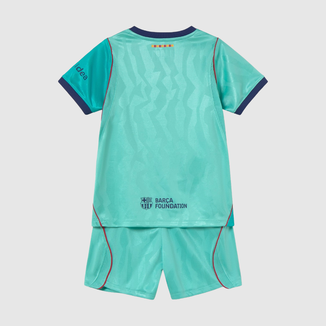 Conjunto Infantil Barcelona Terceiro Equipamento 2026/27