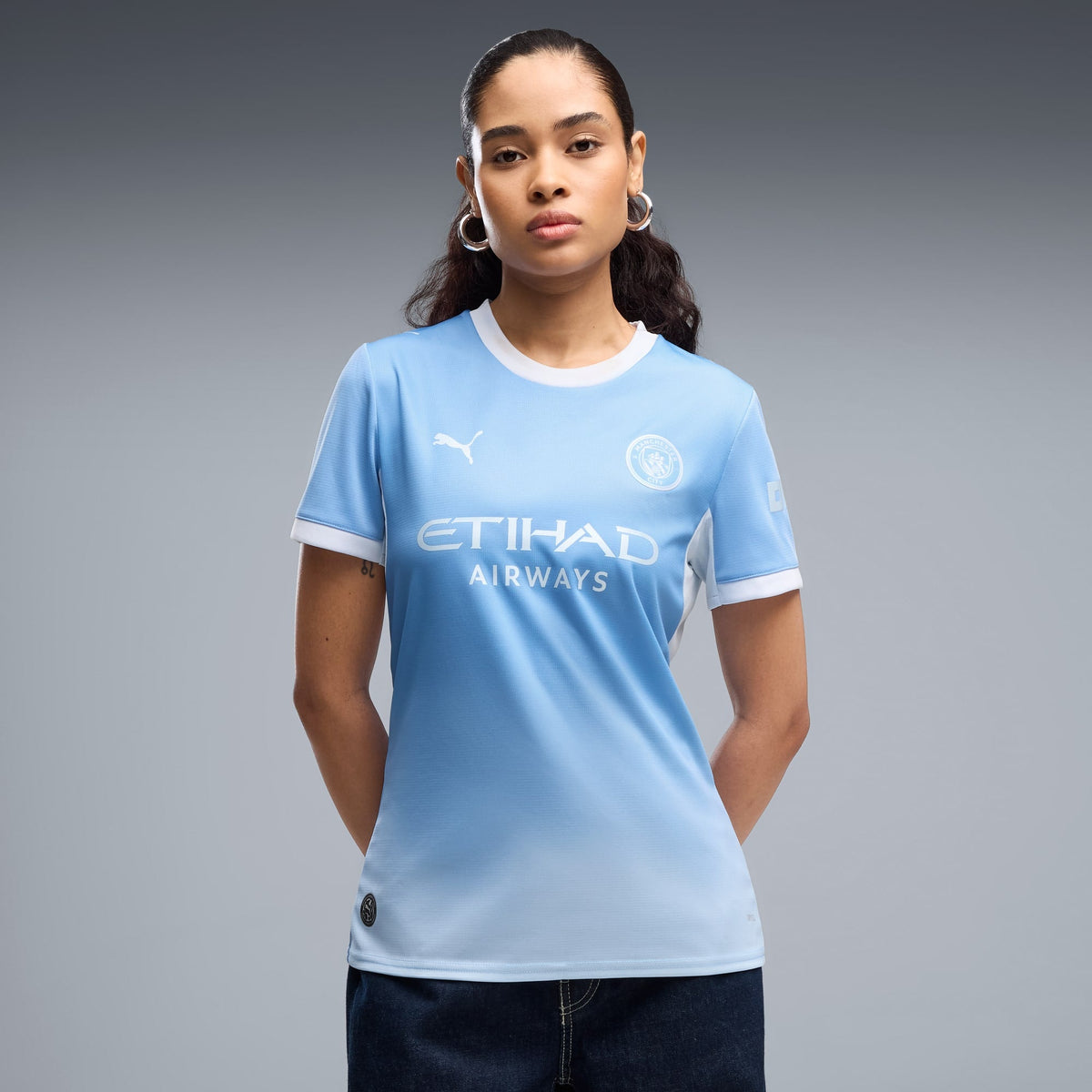 Camisola Feminina Manchester City Principal 2026/27