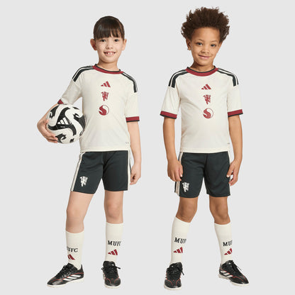 Conjunto Infantil Manchester United Terceiro Equipamento 2026/27