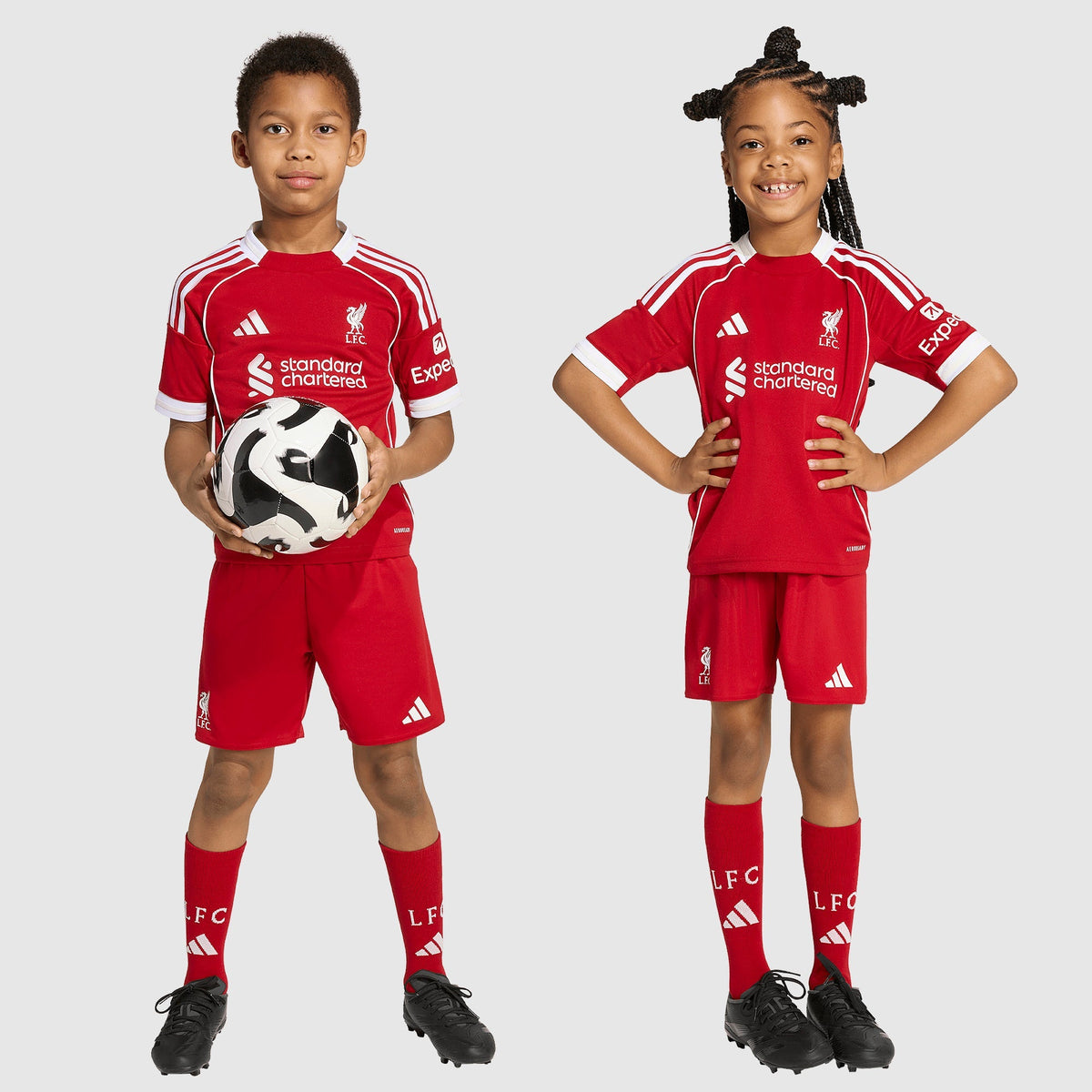 Conjunto Infantil Liverpool Principal 2025/26