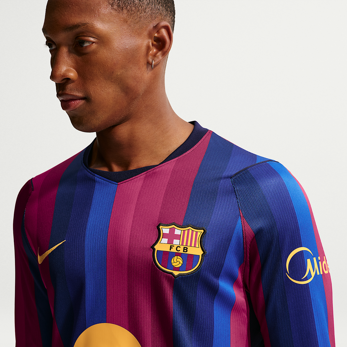 Camisola Barcelona Principal 2026/27 – Manga Comprida