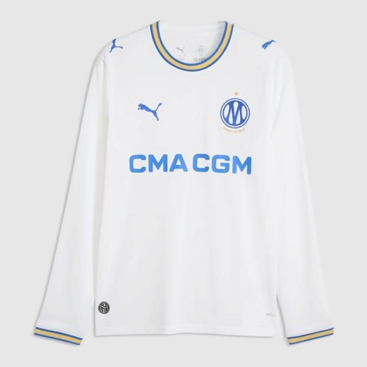 Camisola Olympique Marseille Principal 2026/27 – Manga Comprida