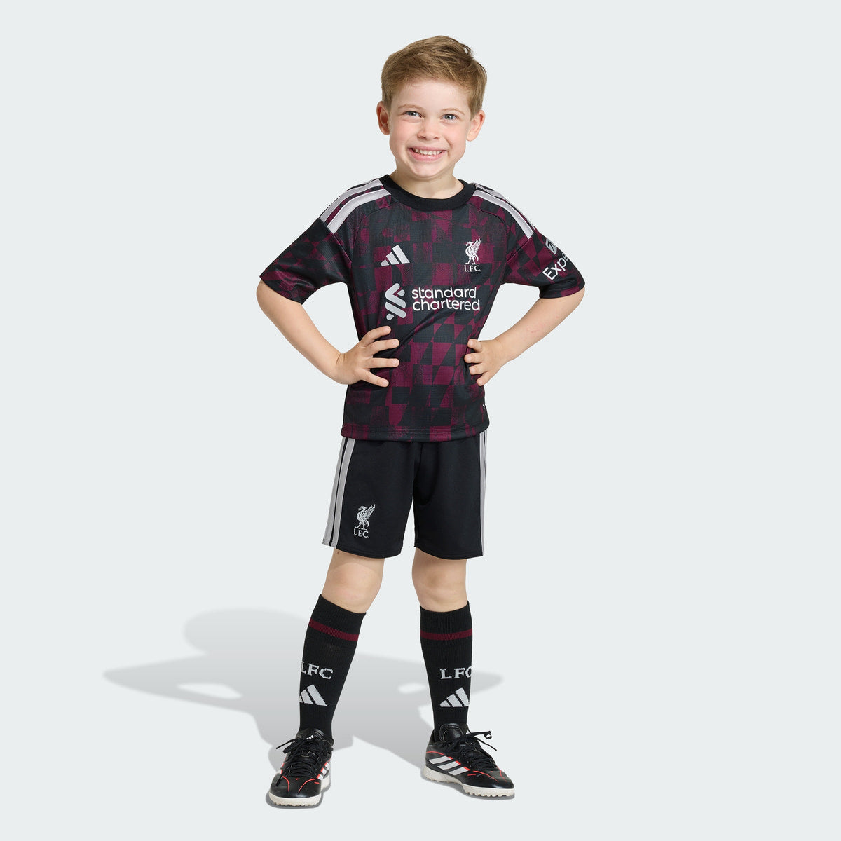 Conjunto Infantil Liverpool Terceiro Equipamento 2026/27