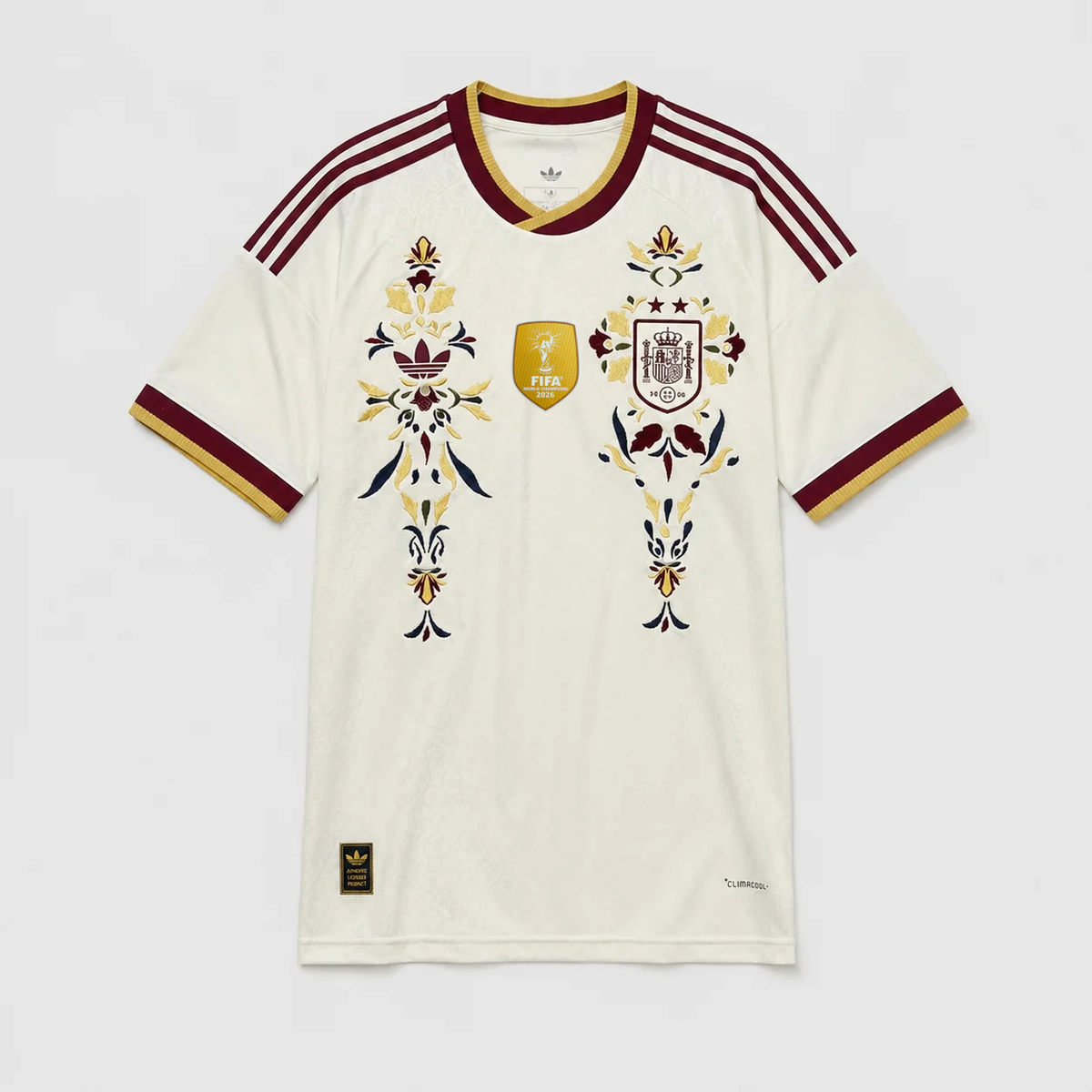 Camisola Espanha Alternativa Bordada Manuscrito 2026/27 – Versão Jogador