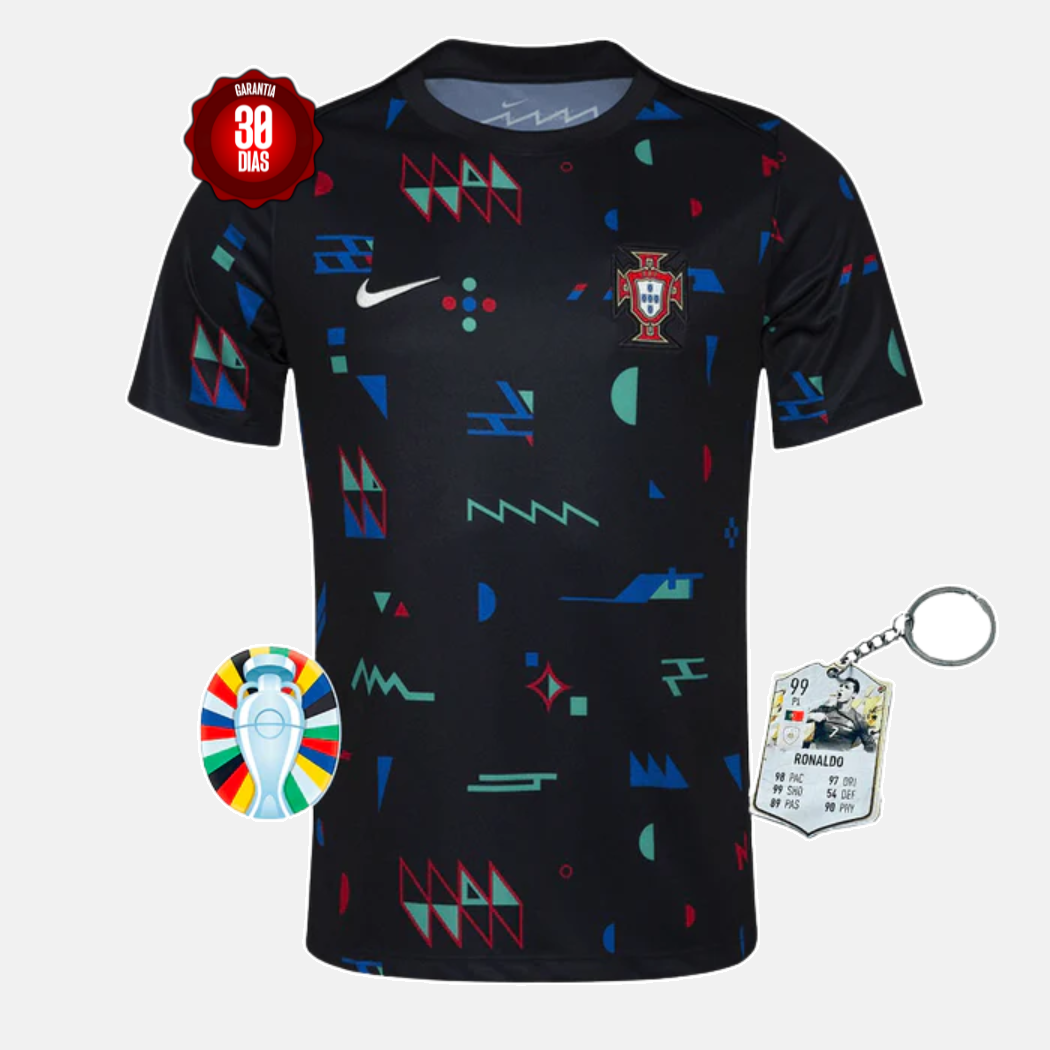 Camisola Portugal Aquecimento - 2024/25 - imagem 2